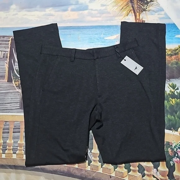 Crow Philosophy Italy Heather Gray Casual Pants Size Large New - Picture 3 of 12